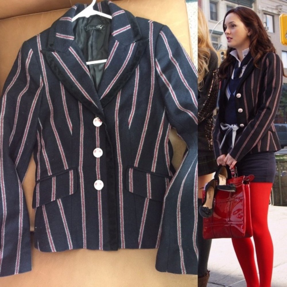 Pinstripe Blazer as seen on Gossip Girl